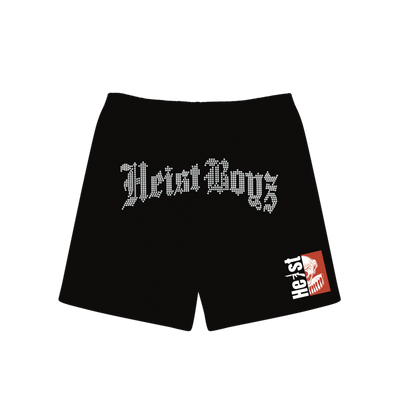 New Rhinestone “Heist Boyz” Shorts